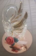 DURA-BEST Creations are HANDMADE VINTAGE CRYSTAL SWAN picture