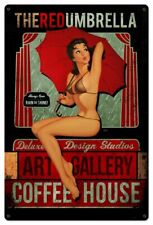 THE RED UMBRELLA PINUP GIRL COFFEE HOUSE 36