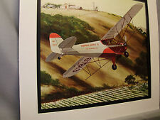 Piper Cub J 3 Monoplane 1976  Exhibit Color art illustrated Barnstormers  picture