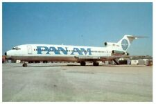 Pan Am Boeing B727 214 Airplane New 1985 Colors at JFK New York Postcard  picture