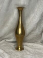 Vintage Brass Vase 12