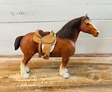 Vintage Breyer Clydesdale Mare Horse with Saddle #83 picture