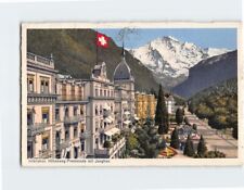 Postcard Interlaken Höhenweg Promenade with Jungfrau Switzerland Europe picture