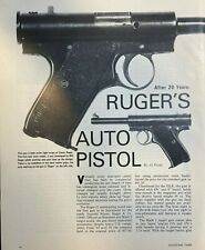 1969 Guns Ruger Automatic Pistols illustrated picture