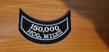 NEW Harley Davidson Mileage Patch 150,000 HOG Miles 150000 Motorcycle Owners picture