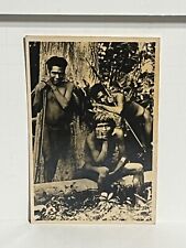 Postcard RPPC Aimore Indians Pose Bow Arrow Brazil Photo by Walter Garbe A59 picture