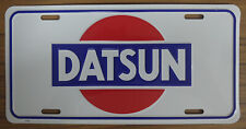 Vintage Datsun License Plate Embossed Metal New Old Stock 210 240 510 620 #2706 picture