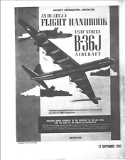 773 Page 1953 B-36 B-36J Convair Peacemaker AN 01-5EUJ-1 Flight Manual on CD picture