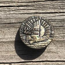 Eastern Airlines Lapel Pin Eighty Minute Men Washington NY Rare 1940s Vintage picture