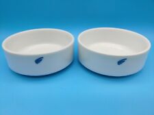 LOT OF TWO ABCO China Amtrak Acela Finger Bowl AMT BL204 picture