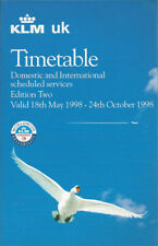 KLM UK system timetable 5/18/98 [0121] picture