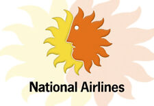 National Airlines Logo Handmade 3.25