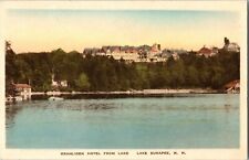 Granliden Hotel Lake Sunapee New Hampshire Hand Colored Vintage Divided Postcard picture