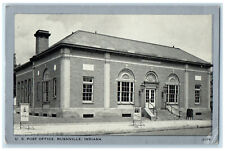 c1930's U.S. Post Office Rushville Indiana IN Vintage Unpsoted Postcard picture