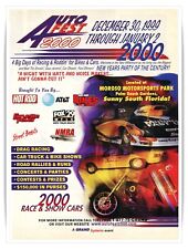 Autofest 2000 Moroso Motorsports Park Drag Racing Vintage 1999 Print Magazine Ad picture