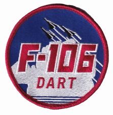 F-106 Delta Dart Patch – Hook and Loop, 3.5
