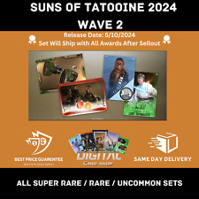 Topps Star Wars Card Trader Suns of Tatooine 2024 Wave 2 All Super Rare R UC Set picture