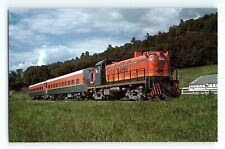 Batten Kill Railroad Alco RS-3 No. 605 Greenwich NY Vintage Postcard picture