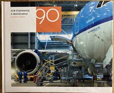 KLM DUTCH AIRLINES 90 YEARS MAINTENANCE DIVISION ANNIVERSARY BOOK B747 DC8 DC10 picture