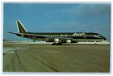 c1970's Braniff International McDonnell Douglas DC-8-62 Airplane Postcard picture