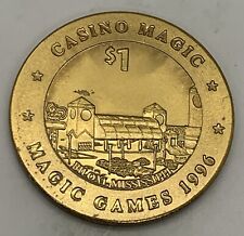 Casino Magic $1 Slot Token Biloxi MS Argentina Greece USA Magic Games 1996 picture