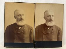 Antique Vtg 1880s Photograph Photo Portrait of Bearded Gentleman Man Grandfather picture