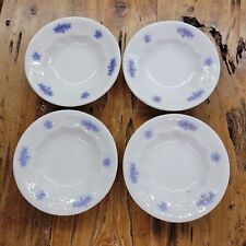 Antique Adderley Chelsea Grapes Set of 4 Berry Bowls Dishes Periwinkle Blue 5