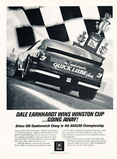 1990 GM Dale Earnhardt NASCAR Goodwrench - Classic Vintage Advertisement Ad H38 picture