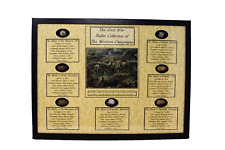 The Civil War Bullet Relic Collection of The Western Campaigns with Case & COA picture