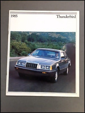 1985 Ford Thunderbird Original Car Sales Brochure Catalog - Turbo Fila picture
