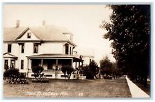 c1910's Main Street House St. La Salle NY, Niagara Falls RPPC Photo Postcard picture