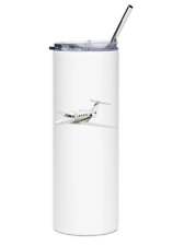 Beechcraft Premier 1A Stainless Steel Water Tumbler with straw - 20oz. picture