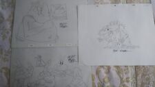 ONE CRAZY SUMMER - ANIMATION DRAWINGS - FAB 3 - #5 - SIGNED BY BILL KOPP picture