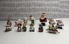 Lot Of 13 Vintage Hallmark Merry Miniatures 1990 Christmas Winter Holiday Santa picture