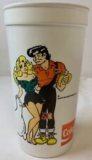 Li'l Abner, Daisy Mae, Shmoo DOGPATCH USA plastic theme park cup ~ 7 inches high picture