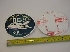 FlightSafety Boeing DC9 ( McDonnell Douglas DC-9 ) airlines aircraft sticker NEW picture