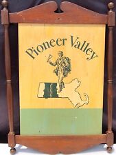 Vintage Original Pioneer Valley Pub Double Sided Wood Sign From Massachusetts picture