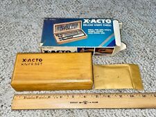 Vintage X-ACTO Deluxe Knife Chest Complete Set with Box No. 5083 picture
