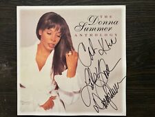 DONNA SUMMER Authenticated, Anthology Promo paper poster in Person / Proof picture