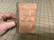 Original early UNION QUESTIONS on Select Portions of scripture vol 2, 128pgs picture
