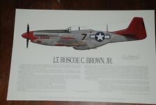 Aviation Art: Tuskegee Airmen prints signed by Roscoe Brown and Lee Archer picture