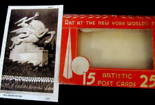 ALL Detailed PHOTOGRAPH POSTCARDS 1939 NEW YORK WORLD'S FAIR in Orig. Folder picture