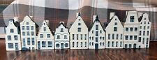 KLM Blue Delft’s BOLS Holland  Miniature Houses Lot Of 9  Empty picture