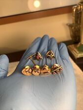 Vintage NAA Pins North American Aviation Pin LOT 10K Gold Diamonds Ruby Emerald picture