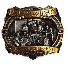 Harley Davidson Decade Birth of a Legend Belt Buckle Ltd Ed /7500 Made in USA picture