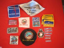 LOT OF 21 VARIOUS RAILROAD AND NMRA CLOTH PATCHES picture