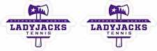 StickerTalk Officially Licensed SFA Ladyjacks Tennis Stickers, 3 inches x 2 i... picture