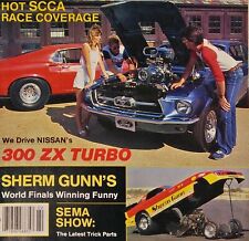 Popular Cars Feb 1985 Vol 7 No 2 Funny Pro Street 300 ZX Turbo Nissan SCCA Race picture