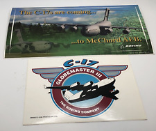 VTG McDonnell Douglas C-17 Globemaster III Air Mobility Aircraft Decal Stickers picture