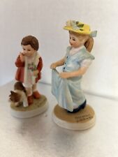 1980 Authentic Norman Rockwell 3.5” & 4” Lets Play Dress-up Figurines -  picture